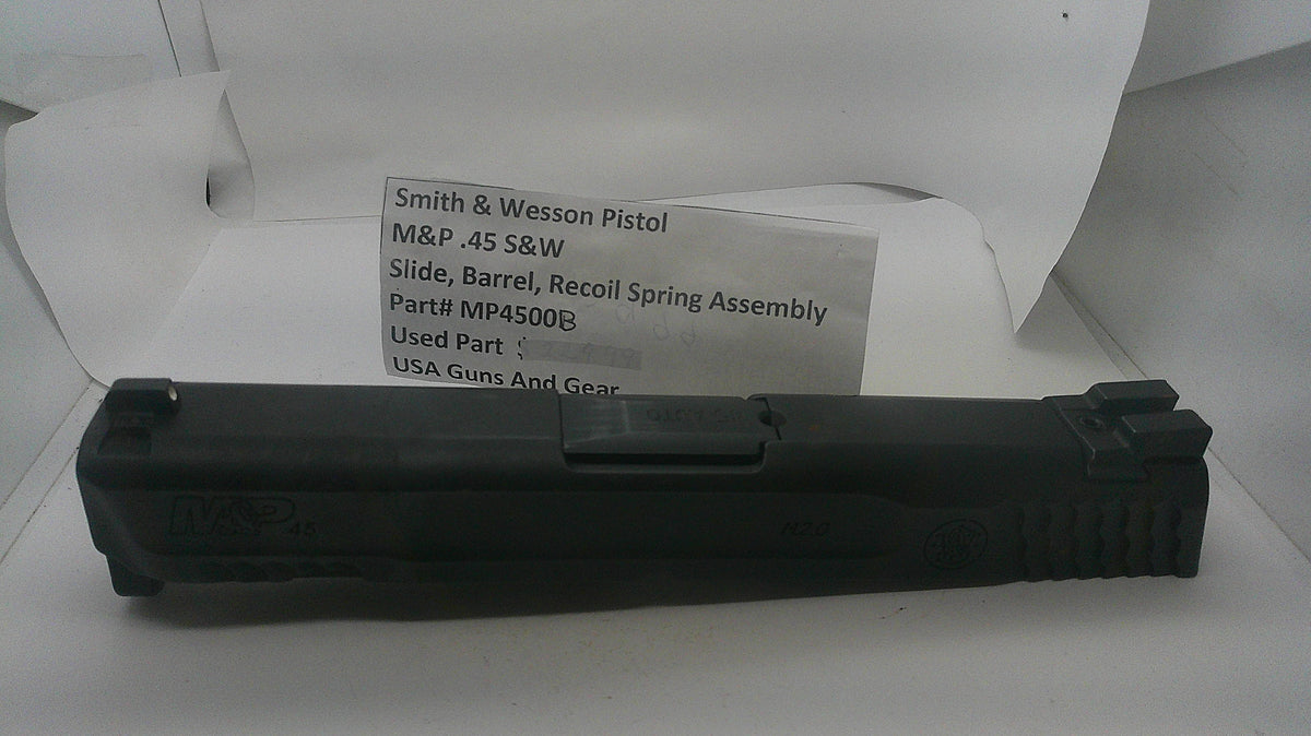 Smith & Wesson Smith & Wesson M&P .45 Complete Slide Assembly MP4500B Part MP4500B