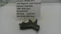 Gun part with specifications on a white background