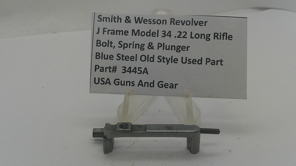 Smith & Wesson Smith & Wesson J Frame Model 34 Bolt, Spring, & Plunger 3445A Part 3445A