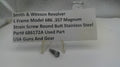 Smith & Wesson revolver part with descriptive label on a white background