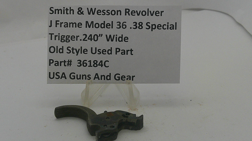 Smith & Wesson Smith & Wesson J Frame Model 36 trigger 36184C Part 36184C