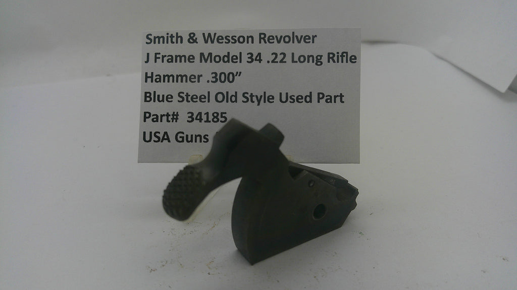 Smith & Wesson Smith & Wesson J Frame Model 34 .22 LR Hammer .300" 34185 Part 34185