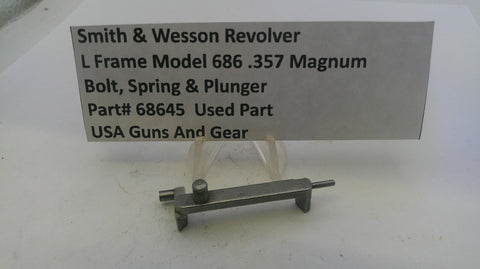 Smith & Wesson L Frame Model 686 .357 Magnum Bolt, Spring, & Plunger 68645