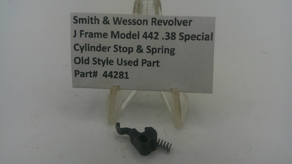 Smith & Wesson J Frame Model 442 Cylinder Stop & Spring .38 Special Used - Part 44281