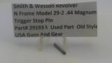 Smith & Wesson Revolver N Frame Model 57 Trigger Stop Pin .41 Magnum  Used 29193D