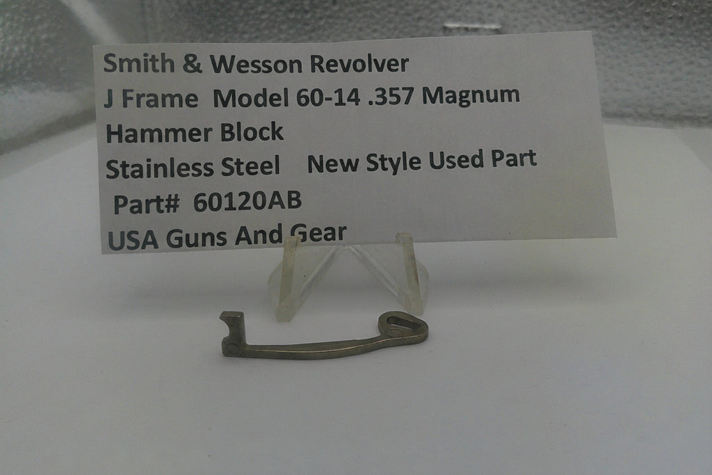 Smith & Wesson Revolver J Frame Model 60-14 .357 Magnum Hammer Block 60120B