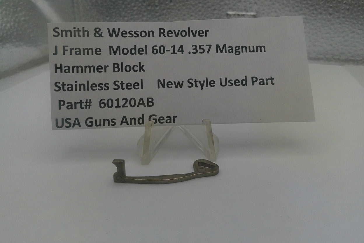 Smith & Wesson Revolver J Frame Model 60-14 .357 Magnum Hammer Block 60120B