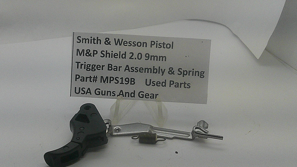 Smith & Wesson Smith & Wesson M&P Shield 2.0 Trigger Bar Assembly & Spring MPS19B Part MPS19B