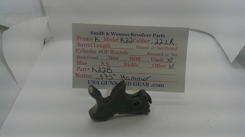 Smith & Wesson Smith & Wesson Revolver K22 .375" Hammer K22B Part K22B