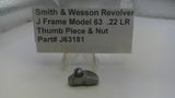 Smith & Wesson Revolver J Frame Model 63 .22 LR Thumb Piece & Nut J63181