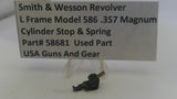 S&W Revolver L Frame 586 .357 Magnum Cylinder Stop & Spring 58681