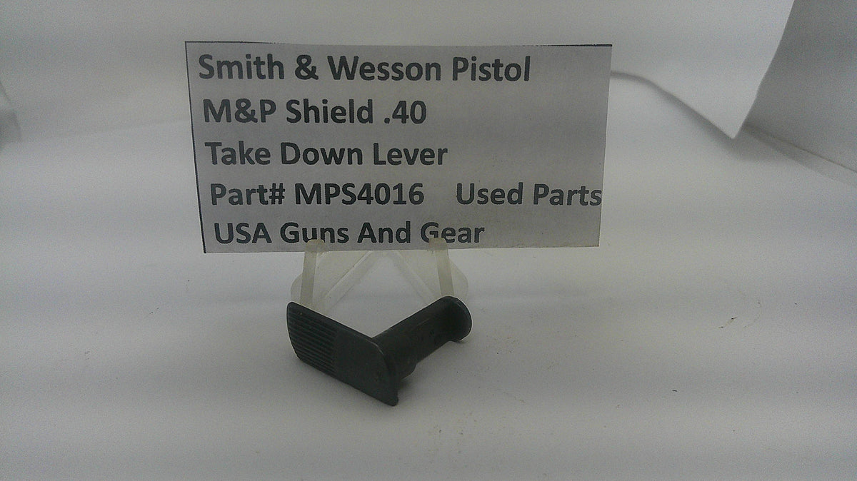 Smith & Wesson Smith & Wesson M&P Shield .40 Take Down Lever MPS4016 Part MPS4016