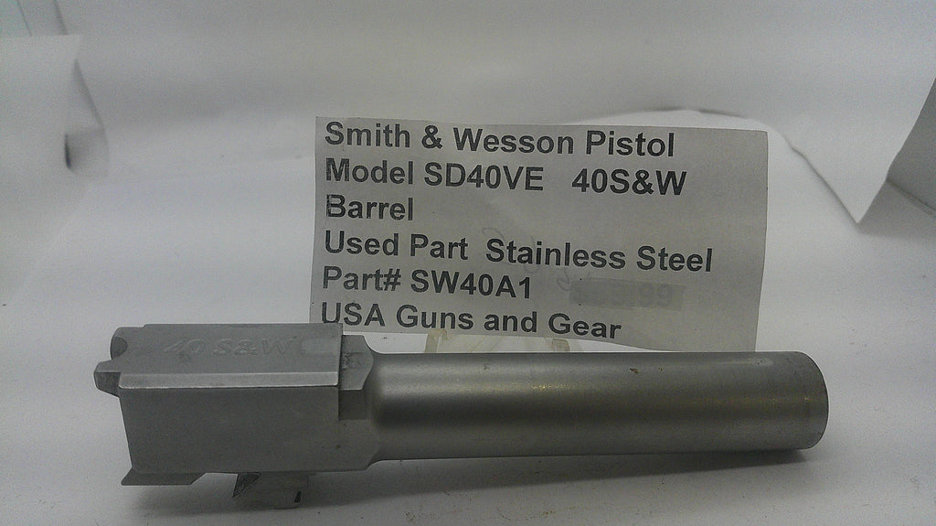 Smith & Wesson Smith & Wesson Model SD40VE 40 S&W Barrell SW40A1Part SW40A1