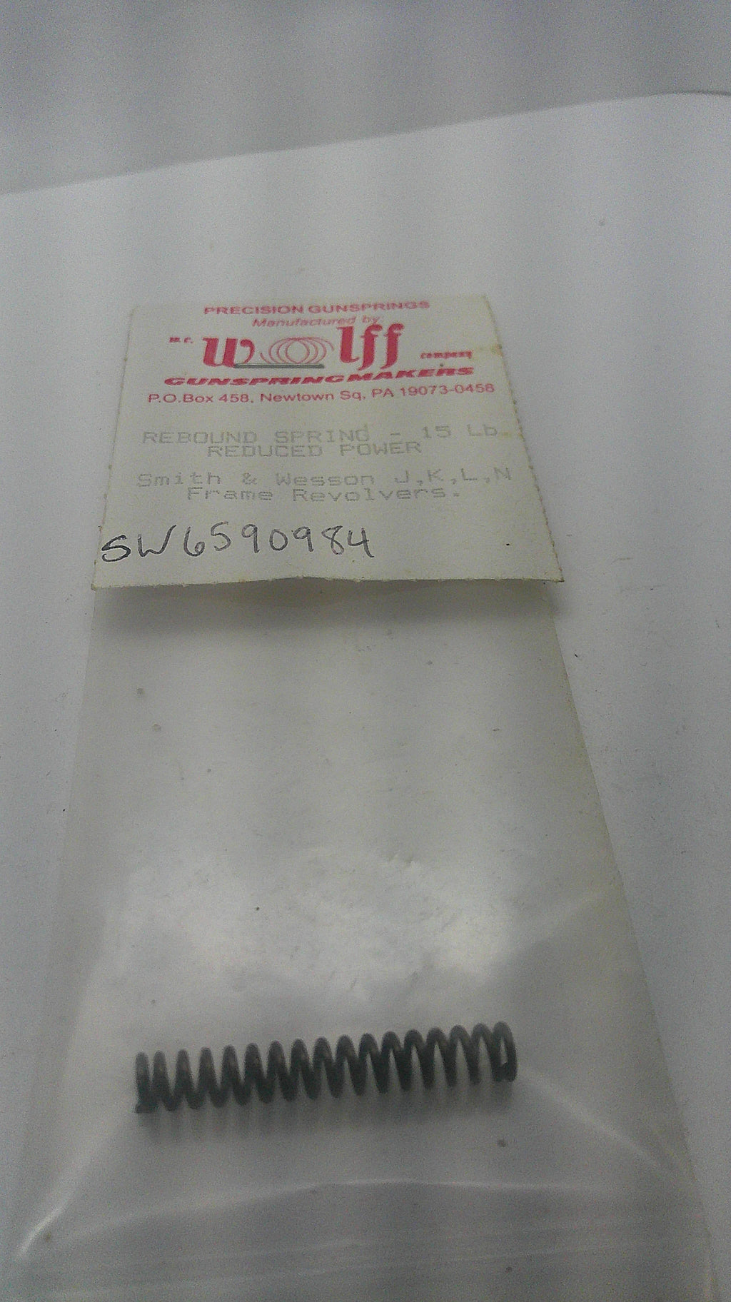 Wolff Rebound Spring-15lb Reduced Power