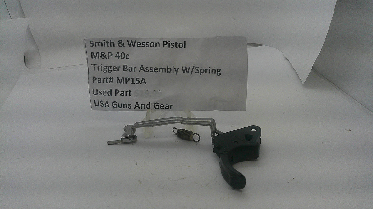 Smith & Wesson Smith & Wesson M&P 40C Trigger Bar Assembly with Spring MP15A Part MP15A
