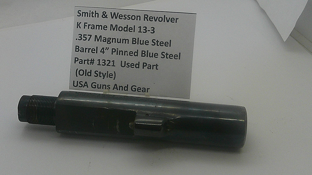 Smith & Wesson Smith & Wesson K Frame Model 13-3 Pinned 4" Barrel 1321 Part 1321