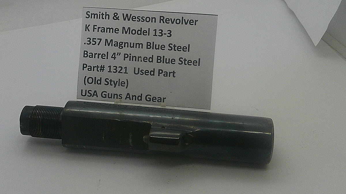 Smith & Wesson Smith & Wesson K Frame Model 13-3 Pinned 4" Barrel 1321 Part 1321