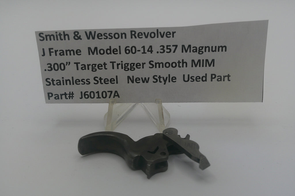 Smith & Wesson revolver part with descriptive label on a white background