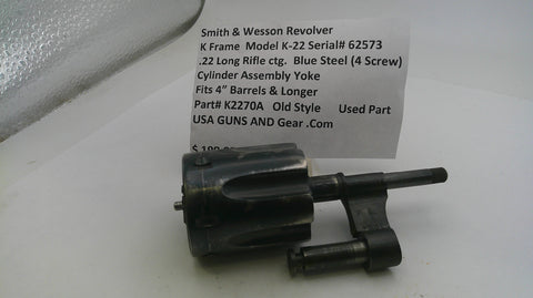 S&W K Frame Model K-22  Cylinder Assembly Yoke K2270A