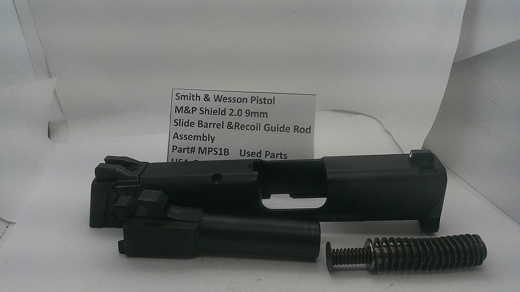 Smith & Wesson Smith & Wesson M&P Shield 2.0 9mm Slide Barrel & Recoil Rod Assembly MPS1B Part MPS1B