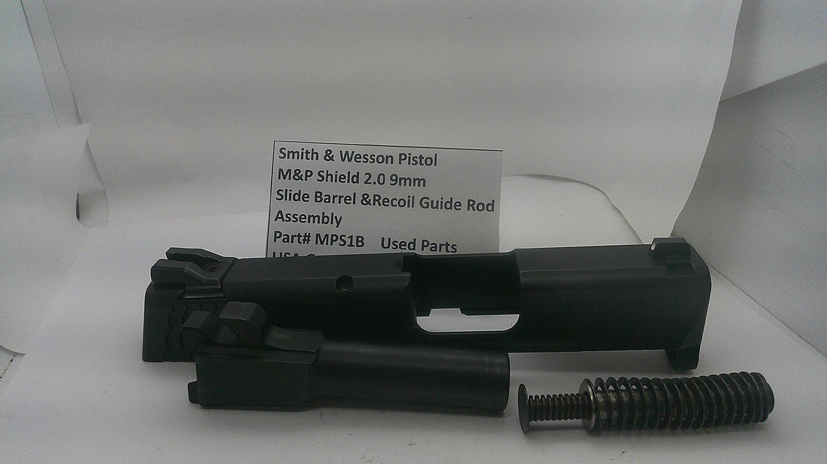 Smith & Wesson Smith & Wesson M&P Shield 2.0 9mm Slide Barrel & Recoil Rod Assembly MPS1B Part MPS1B