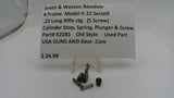 Smith & Wesson K Frame Model K-22 Cylinder Stop Assembly Used .22 Long Rifle Part #K2281