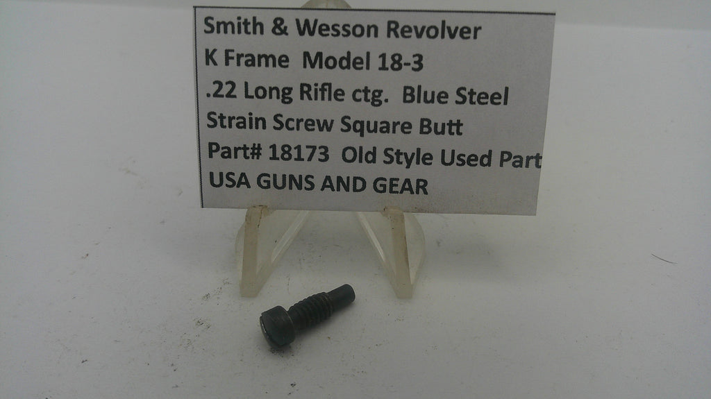 Smith & Wesson revolver part with descriptive card on a white background