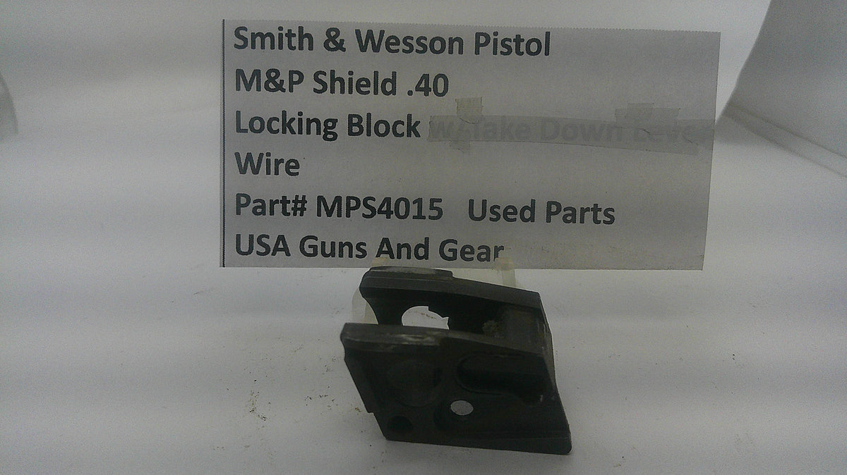 Smith & Wesson Smith & Wesson M&P Shield .40 Locking Block MPS4015 Part MPS4015