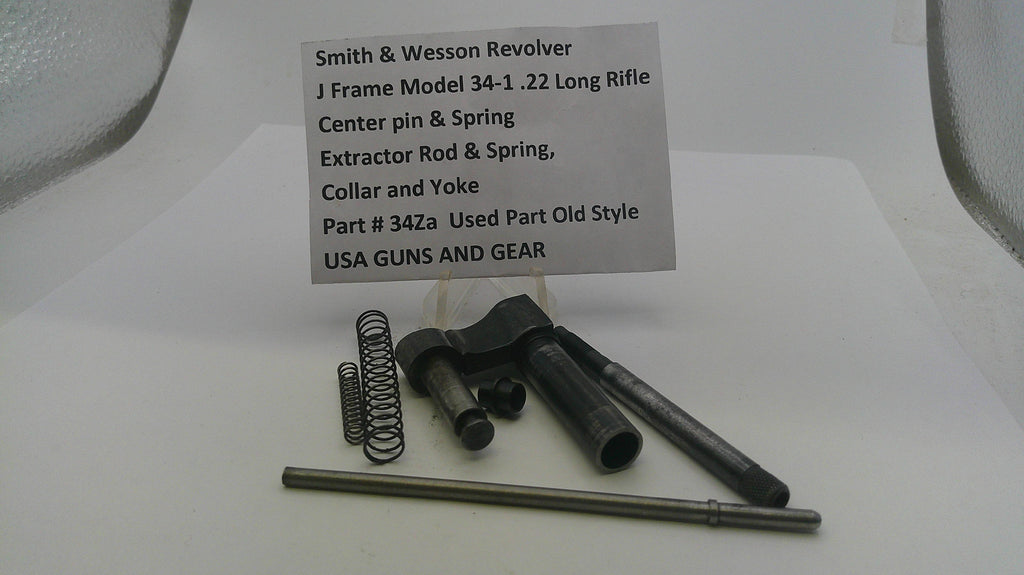 Smith & Wesson J Frame Model 34-1 .22 LR Components Used Part 34Za