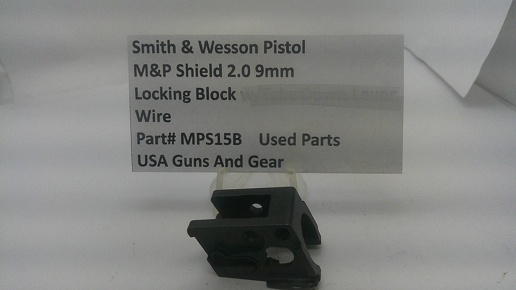 Smith & Wesson Smith & Wesson M&P Shield 2.0 9mm Locking Block MPS15B Part MPS15B