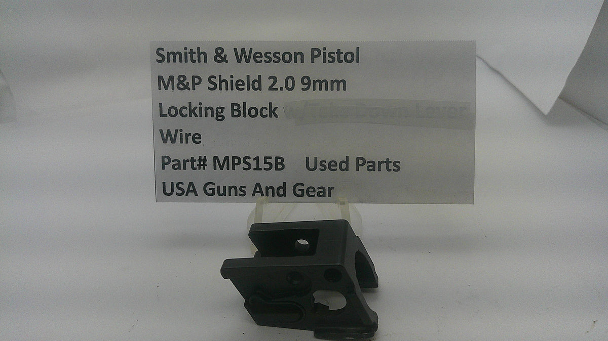 Smith & Wesson Smith & Wesson M&P Shield 2.0 9mm Locking Block MPS15B Part MPS15B