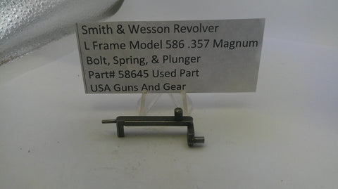 S&W Revolver L Frame 586 .357 Magnum Bolt, Spring, & Plunger 58645