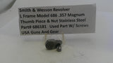 Smith and Wesson L Frame Model 686 Thumb piece and Nut 686181