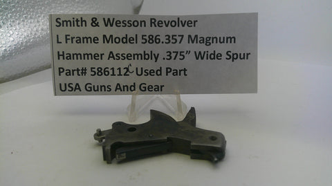 Smith & Wesson Revolver L Frame Model 586 .375" Wide Hammer Used Part 586112C