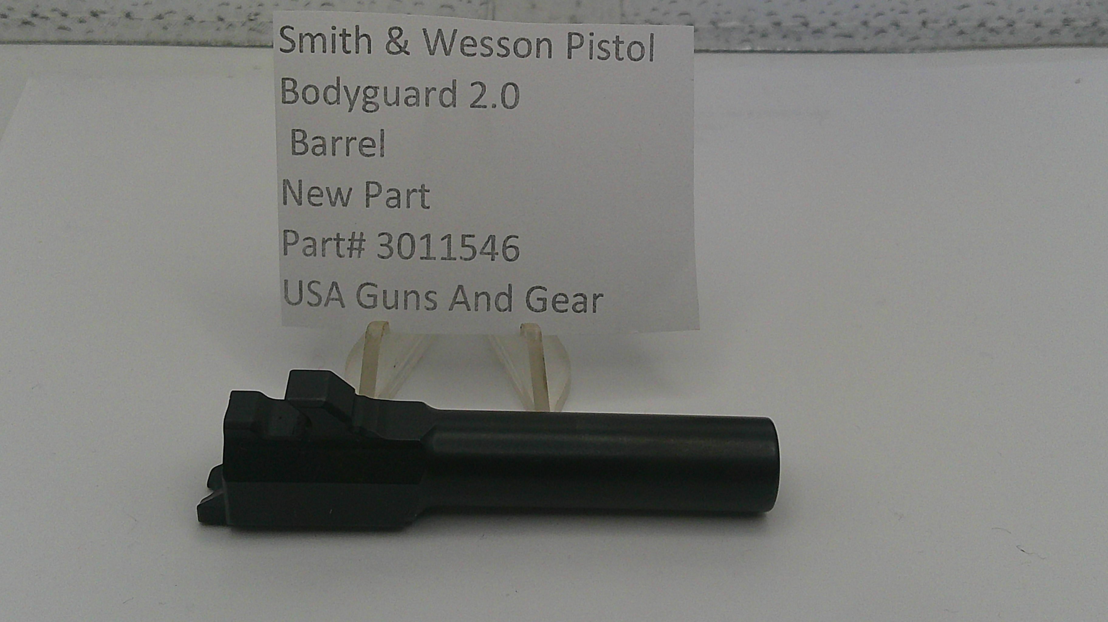 Smith & Wesson Bodyguard 2.0 Pistol Barrel, Part# 3011546