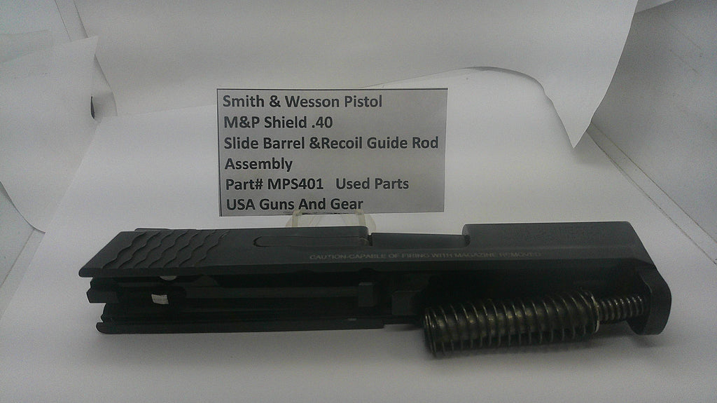 Smith & Wesson Smith & Wesson M&P Shield .40 Slide Barrel & Recoil Rod MPS401 Part MPS401