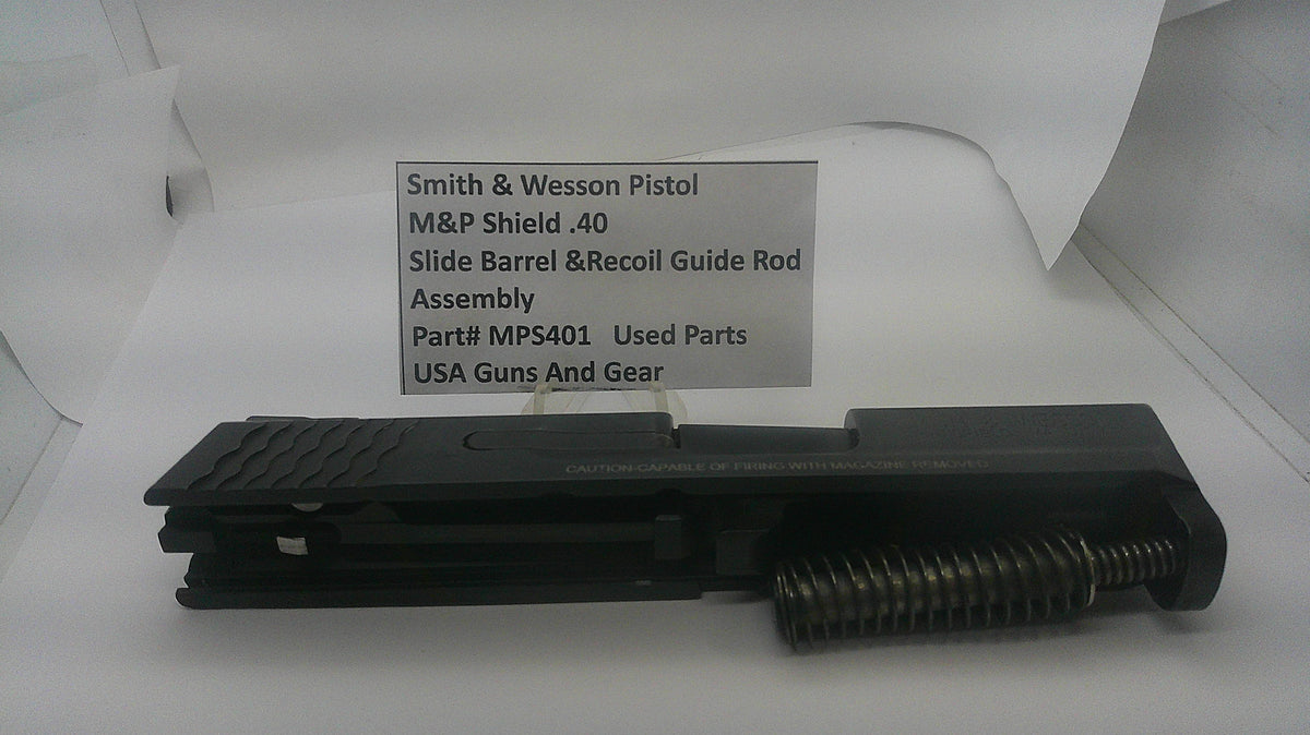 Smith & Wesson Smith & Wesson M&P Shield .40 Slide Barrel & Recoil Rod MPS401 Part MPS401