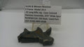 Smith & Wesson revolver hammer assembly on a white background with a label.