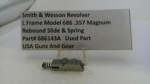 S&W L Size Model 686-6 & Higher Rebound Slide & Spring .357 Magnum 686143A