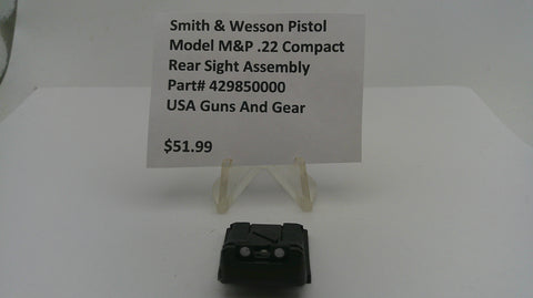 Smith & Wesson M&P.22 Compact Rear Sight Assembly
