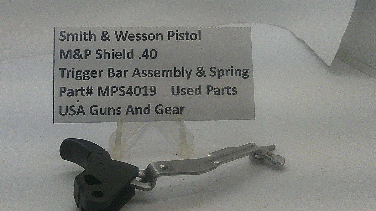 Smith & Wesson Smith & Wesson M&P Shield .40 Trigger Bar Assembly & Spring MPS4019 Part MPS4019