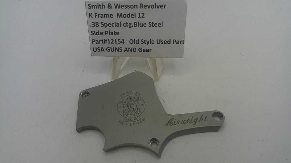 Smith & Wesson K Frame Model 12 Side Plate .38 Special - Part# 12154