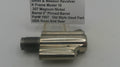 Smith & Wesson revolver barrel on a white background with a label.