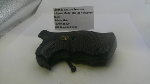 Smith & Wesson L Frame Model 686 Rubber Grip 686200