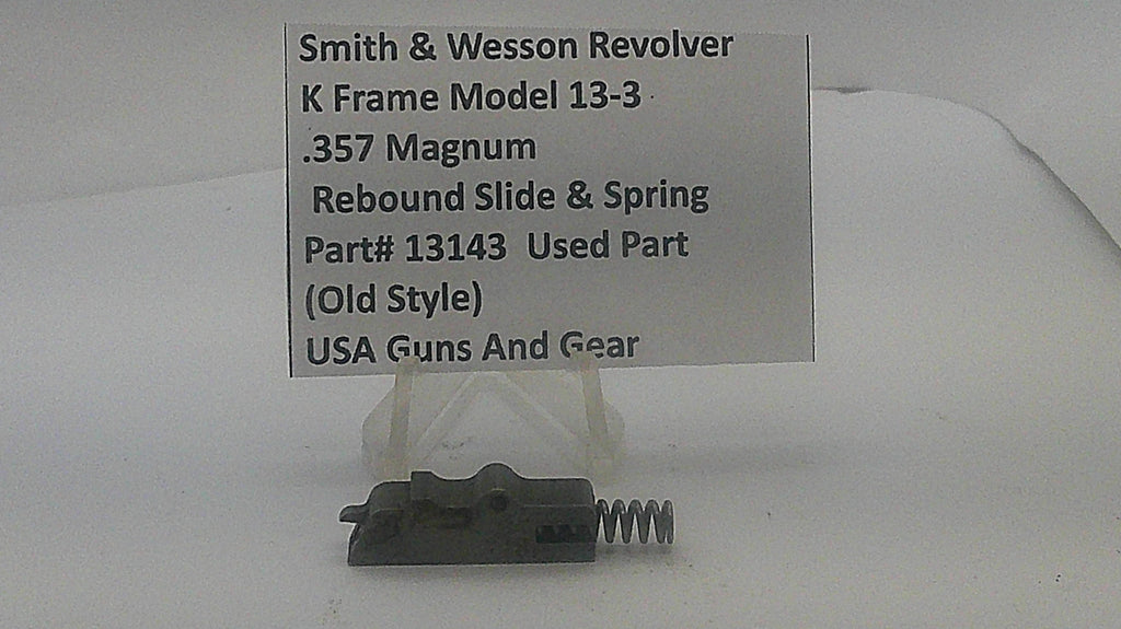 Smith & Wesson Smith & Wesson K Frame Model 13-3 Rebound Slide & Spring 13143 Part 13143