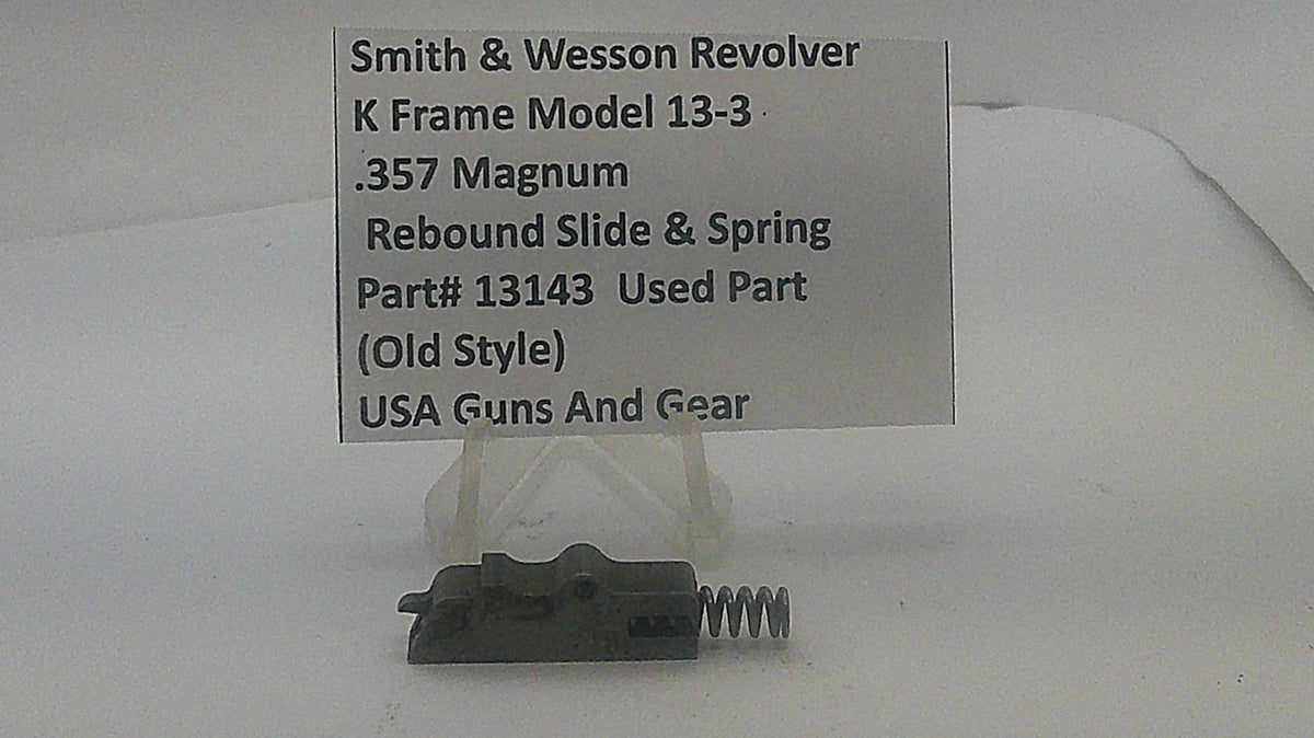 Smith & Wesson Smith & Wesson K Frame Model 13-3 Rebound Slide & Spring 13143 Part 13143