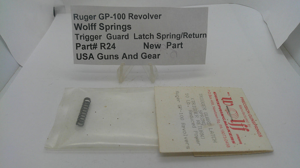 Ruger GP-100 Trigger Guard Latch Spring Wolff New - Part R24
