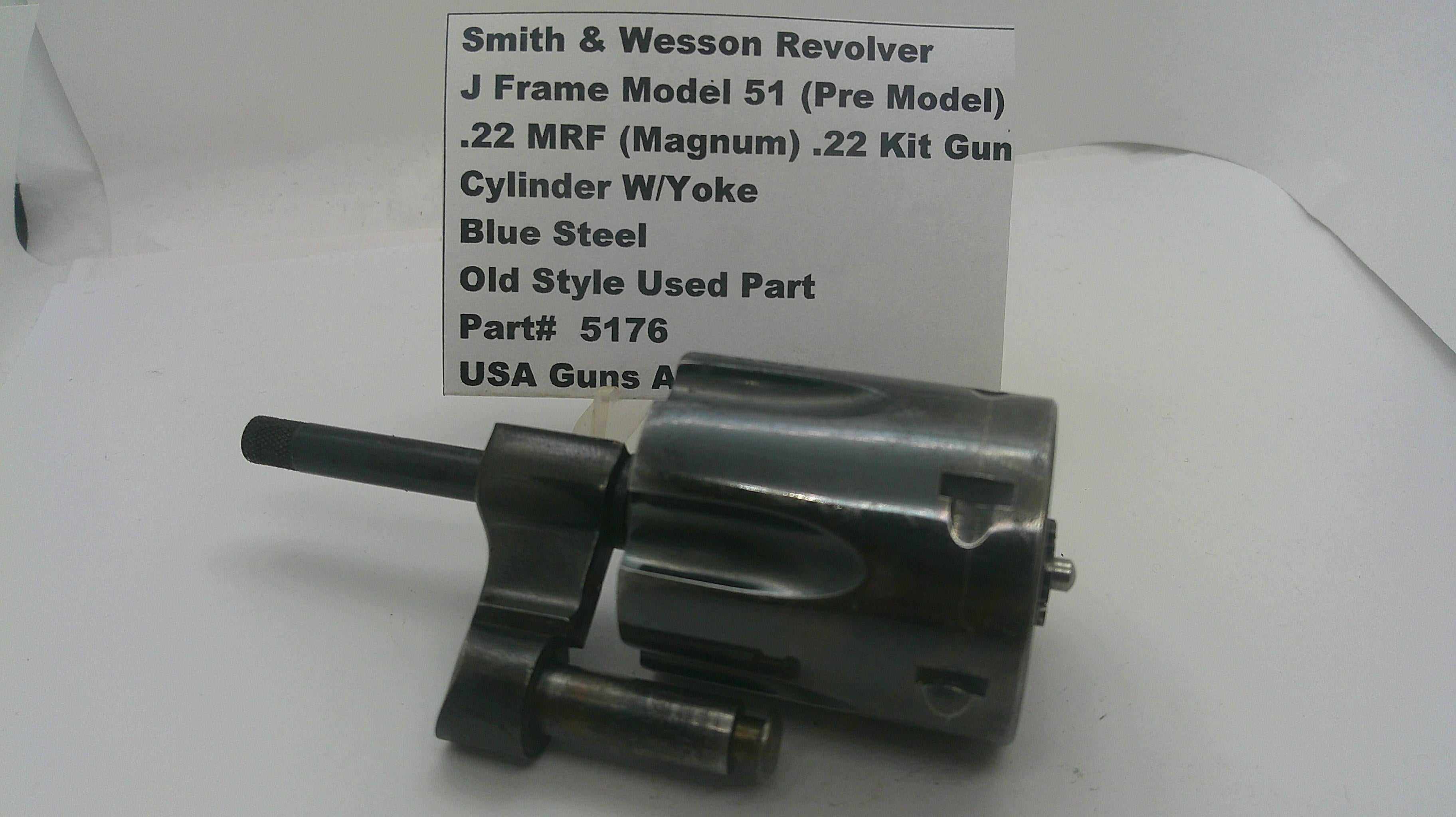 Smith & Wesson Smith & Wesson J Frame Model 51 (Pre Model) Cylinder with Yoke 5176 Part 5176