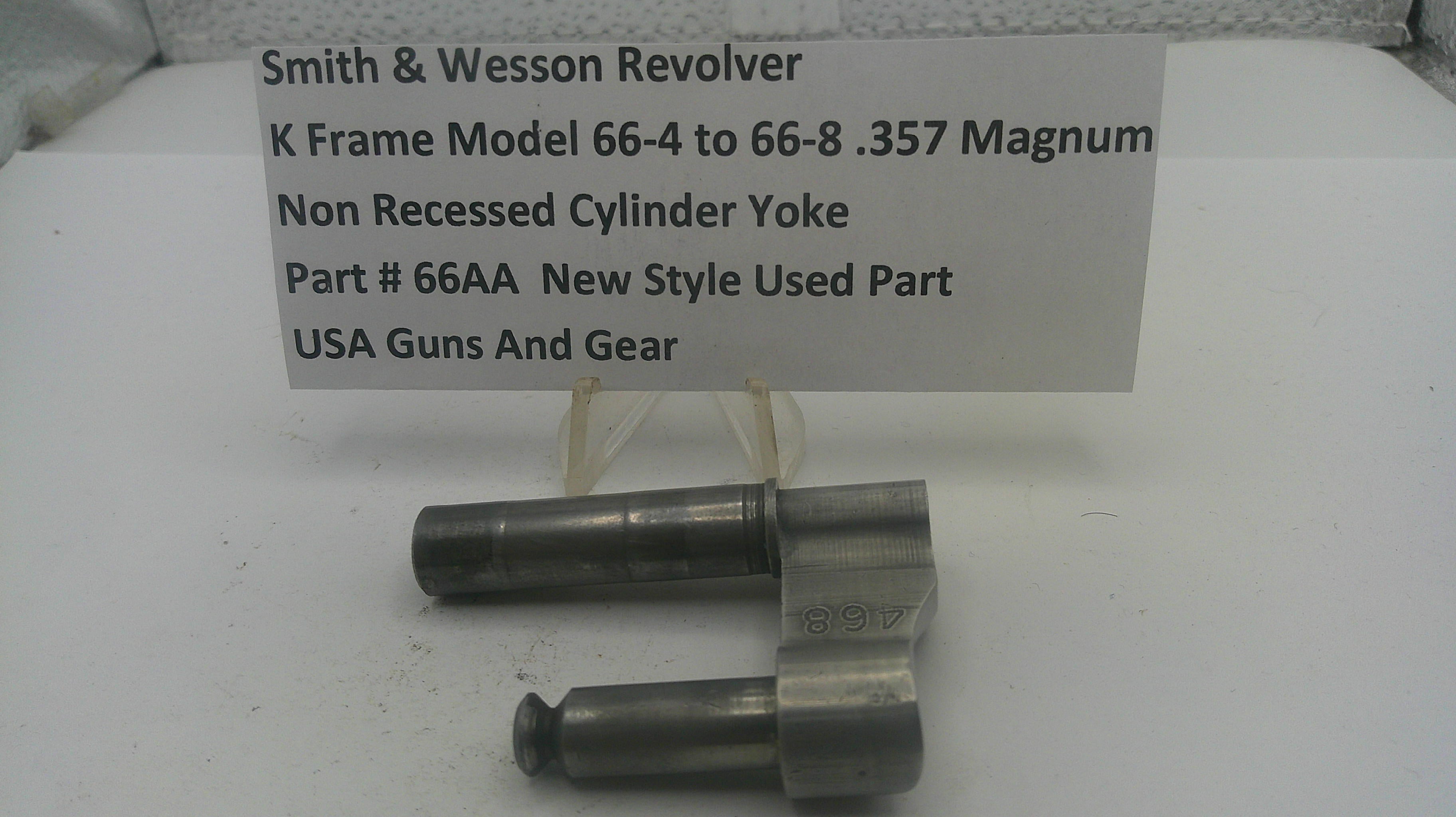 Smith & Wesson K Frame Model 66 Cylinder Yoke Assembly .357 Magnum (66-4, 66-5, 66-6, 66-7, 66-8) Used Part# 66AA