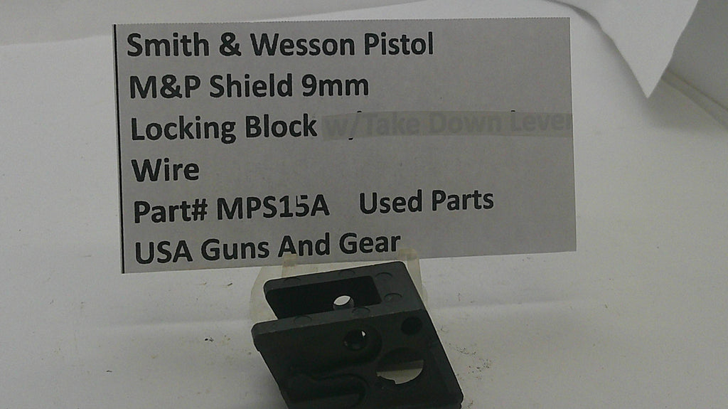 Smith & Wesson Smith & Wesson M&P Shield Locking Block MPS15A Part MPS15A
